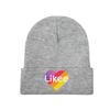 Likee App Logo Likee Сердце Радуга Граффити Вязаная Шапка Шапки Зимняя Шапка Теплая Модная Кепка Унисекс Женская