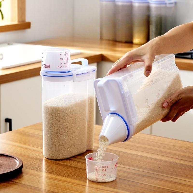 Household Rice Bucket, Storage Tank, Insect-proof and Moisture-proof Flour, Sealed Tank, Grain Storage Bucket, Grain Tank, Millet Bucket