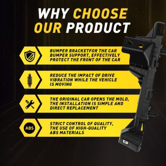 Set of 2 Bumper Retainer Bracket For 2018- Chevrolet Equinox Left Right Side