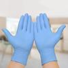 5 Pairs Disposable Blue Latex Nitrile Gloves Powder Free Medical Dental Use