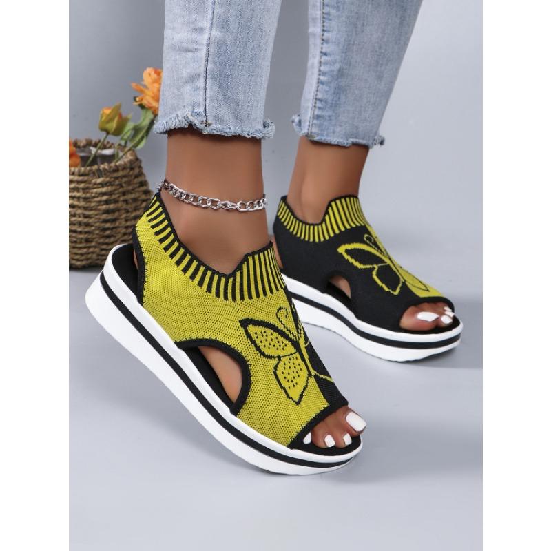 Большие размеры летние новые повседневные пляжные женские сандалии в спортивном стиле