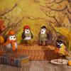 Bird Window Display Ornaments Home Thanksgiving Harvest Festival Atmosphere Decoration Desktop Fun Doll Handmade Crafts