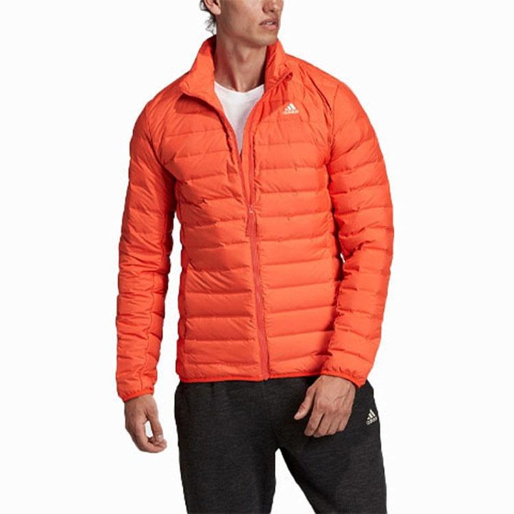 adidas originals Casual Sports Stand Collar Stay Warm Down Jacket Orange Yellow Men's FH6633