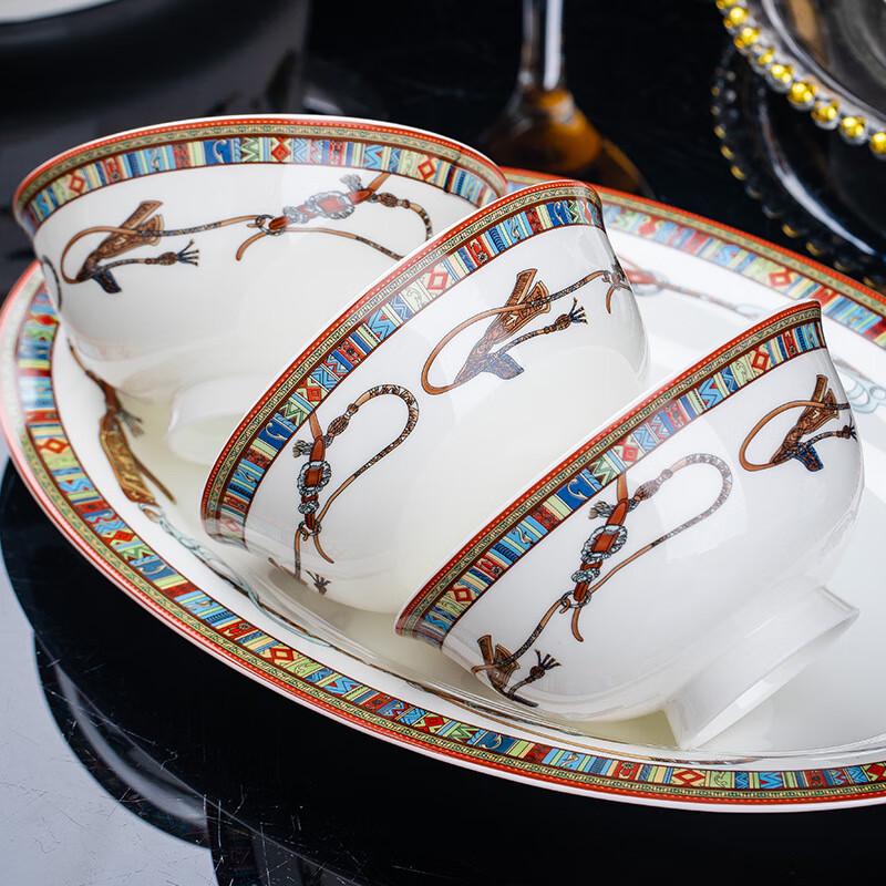 Jushang 16-Piece Light Luxury Ceramic Dinnerware Set