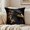BBlack Gold Eagle Pillow Luxury Decor Cushion Cushion Cover Pillowcase Antidustmite living Room Sofa Decor Cushion Room
