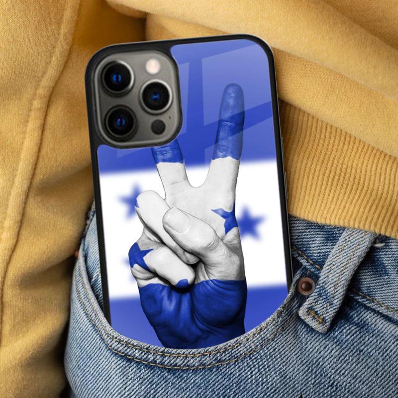 Honduran Flag Soft Phone Case for iPhone 17 Air 16e Pro max 15 Pro 13 14 Plus 11 12 MagSafe Magnetic Coque