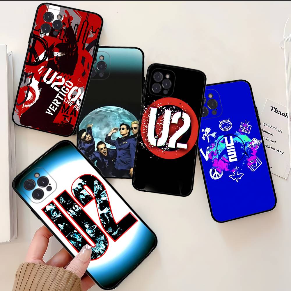 1 шт. Известный Чехол для Телефона Рок-Группы U-U2 Для Iphone 17 Air 16 15 14 13 12 11 Pro Max 16 15 14 Plus Мягкий Чехол из ТПУ