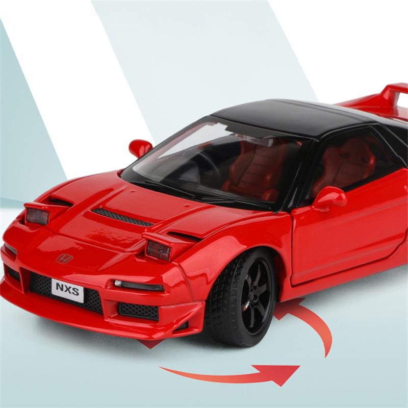 Новый 1:32 Honda NSX Alloy Sports Car Литая игрушечная машинка гоночный автомобиль металлический орнамент модель имитация звука и света коллекция дети мальчики подарок