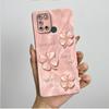 Phone Case For Realme 7I RMX2103 C17 Shockproof Case For Realme C17 Pretty Flowers Liquid Soft Silicone Back Cover Bumper Fundas