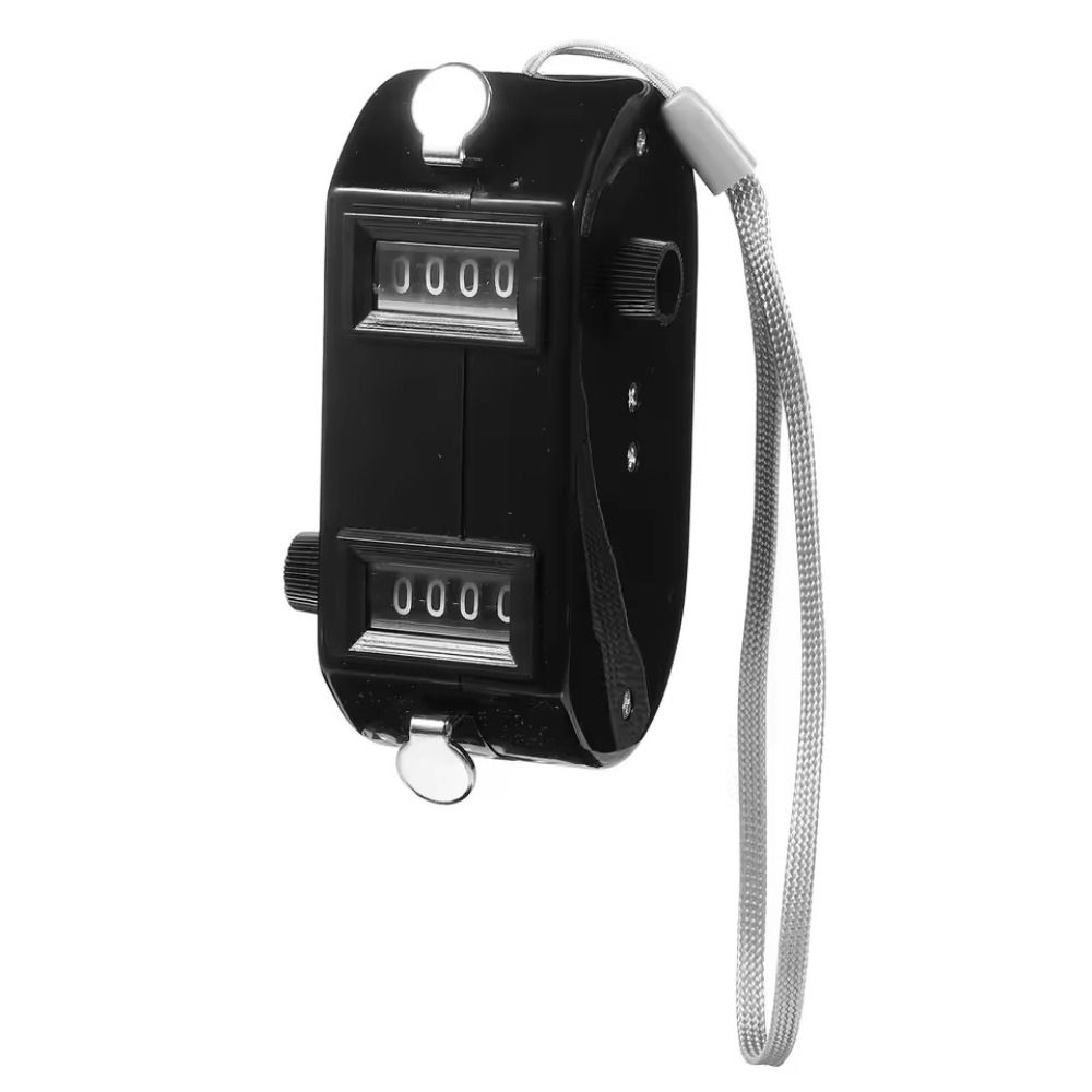 High Quality Portable Bidirectional Counter Lightweight Hand Two-way Clickers Black Counter for Golf Score Keeper