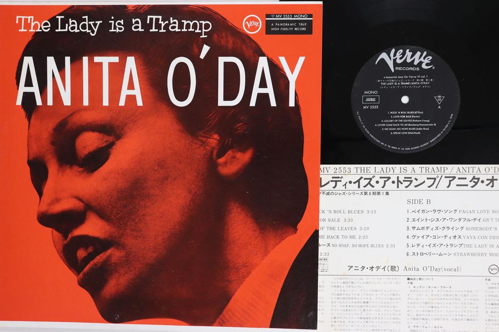 Виниловая пластинка ANITA ODAY Lady Is A Tramp MV2553 VERVE 1976 Япония Джаз Б/у