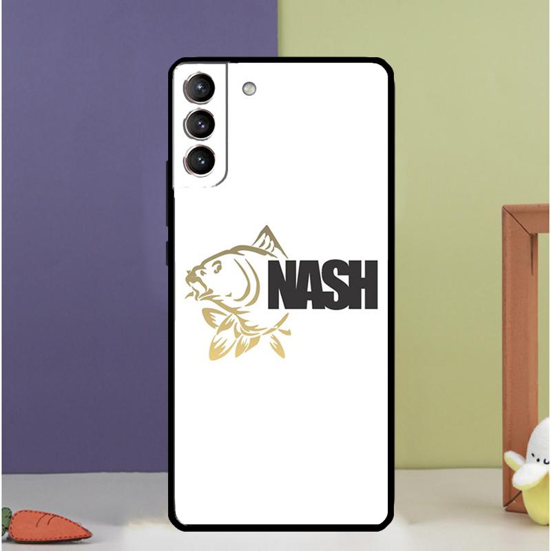 Nash Fishing Logo For Samsung Galaxy S23 S22 S21 Ultra S20 FE S8 S9 S10 Note 10 Plus Note 20 Ultra Case Cover