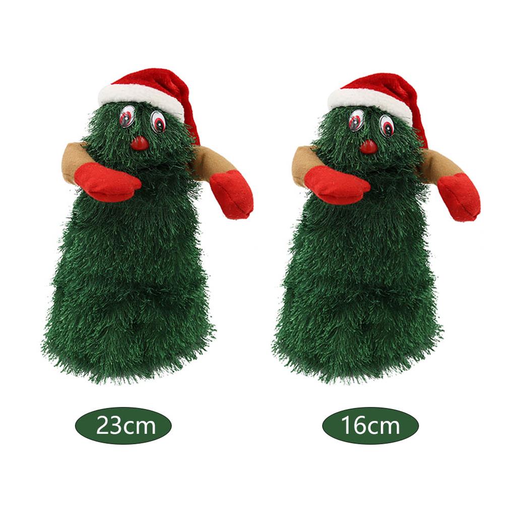 Электрическая елочная игрушка реквизит изысканный домашний праздничный декор интересные настольные игрушки на батарейках для танцев