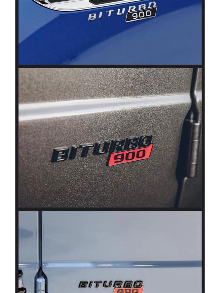 Brabus BITURBO Fender Emblem: Suitable for Mercedes 800, 700, 900 Models