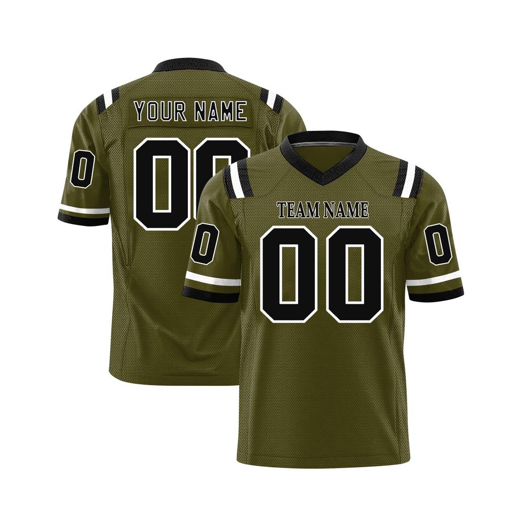 Custom Football Jerseys Personalized Printed Team Name & Number Sports Uniform For Men Women Youth
