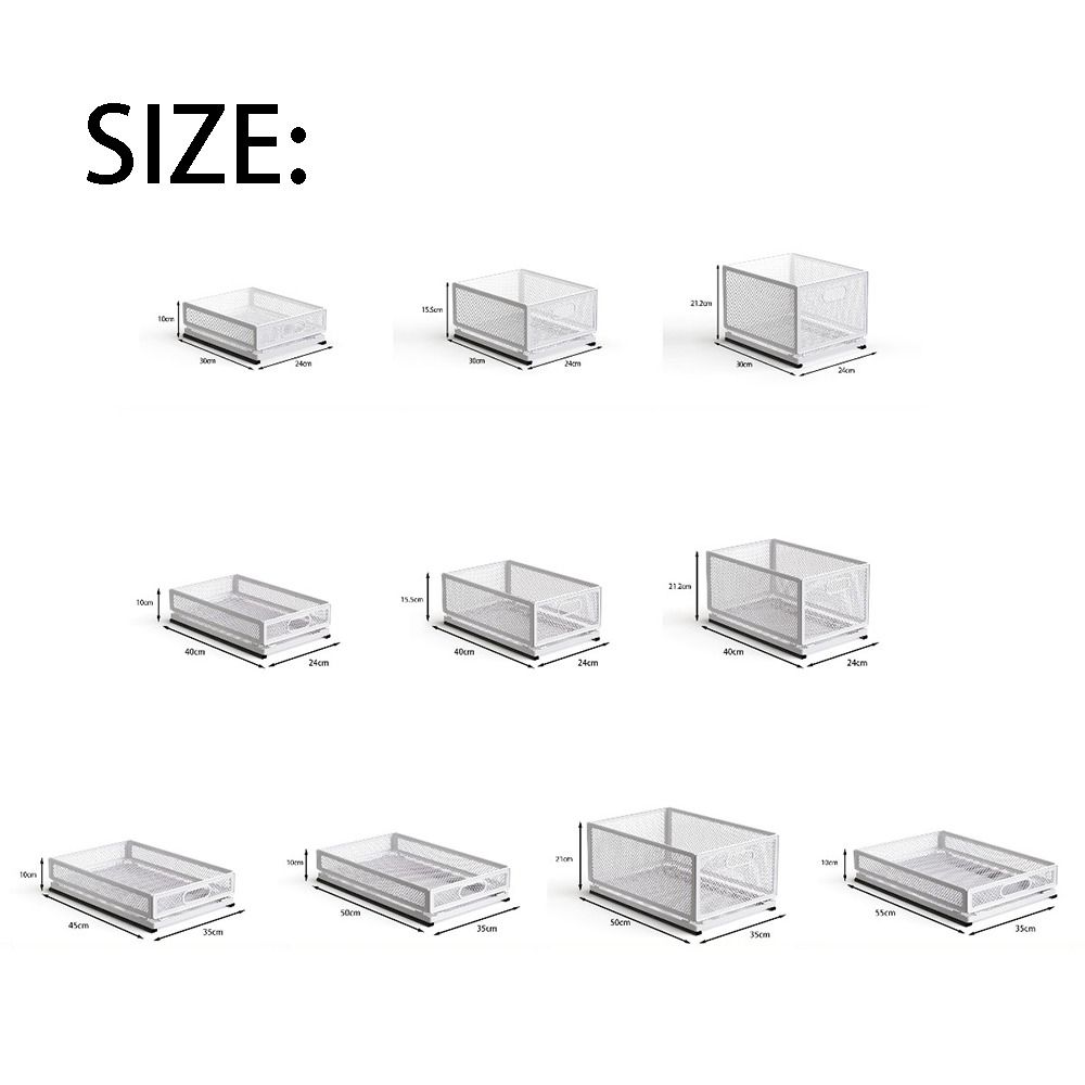 Выдвижная полка для хранения посуды Выдвижной ящик Выдвижной контейнер Корзина для хранения продуктов Офис