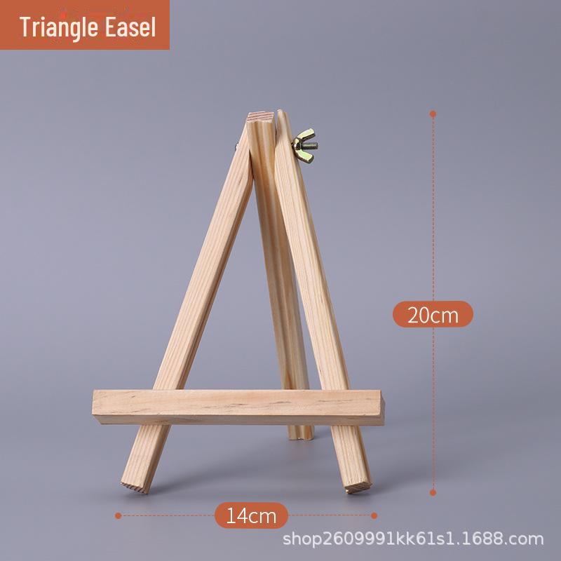 Детский небольшой деревянный настольный мольберт для рисования - идеально подходит для выставок произведений искусства в детском саду