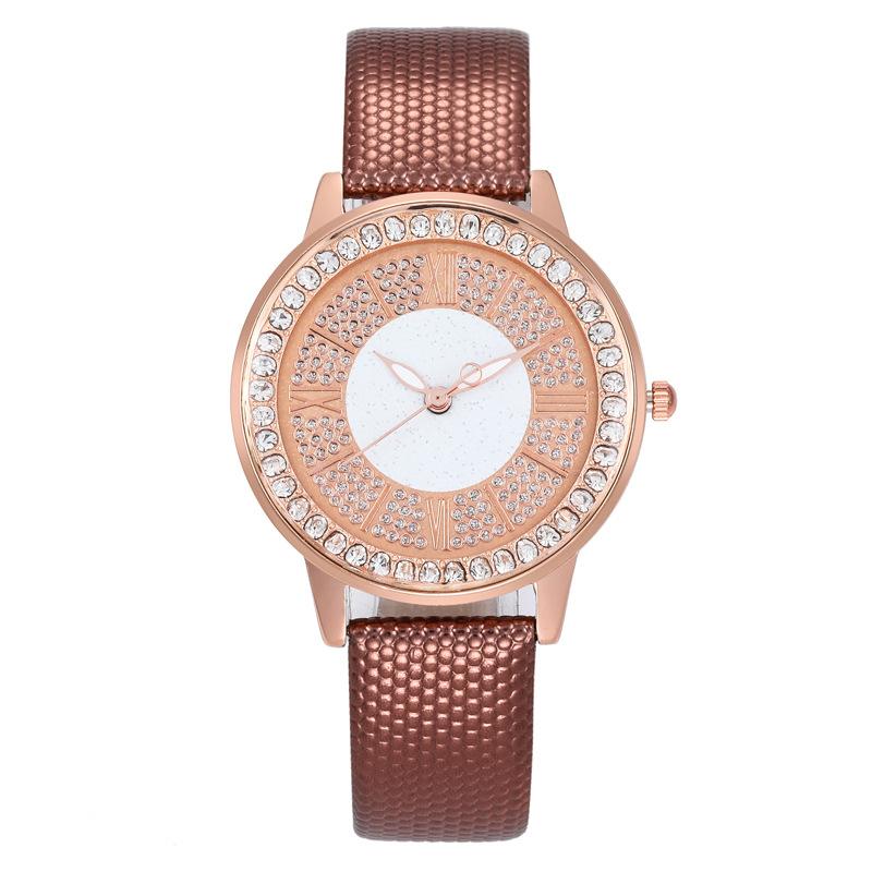 Gypsy star инкрустированные бриллиантами модные женские часы женские часы ремень кварцевые часы