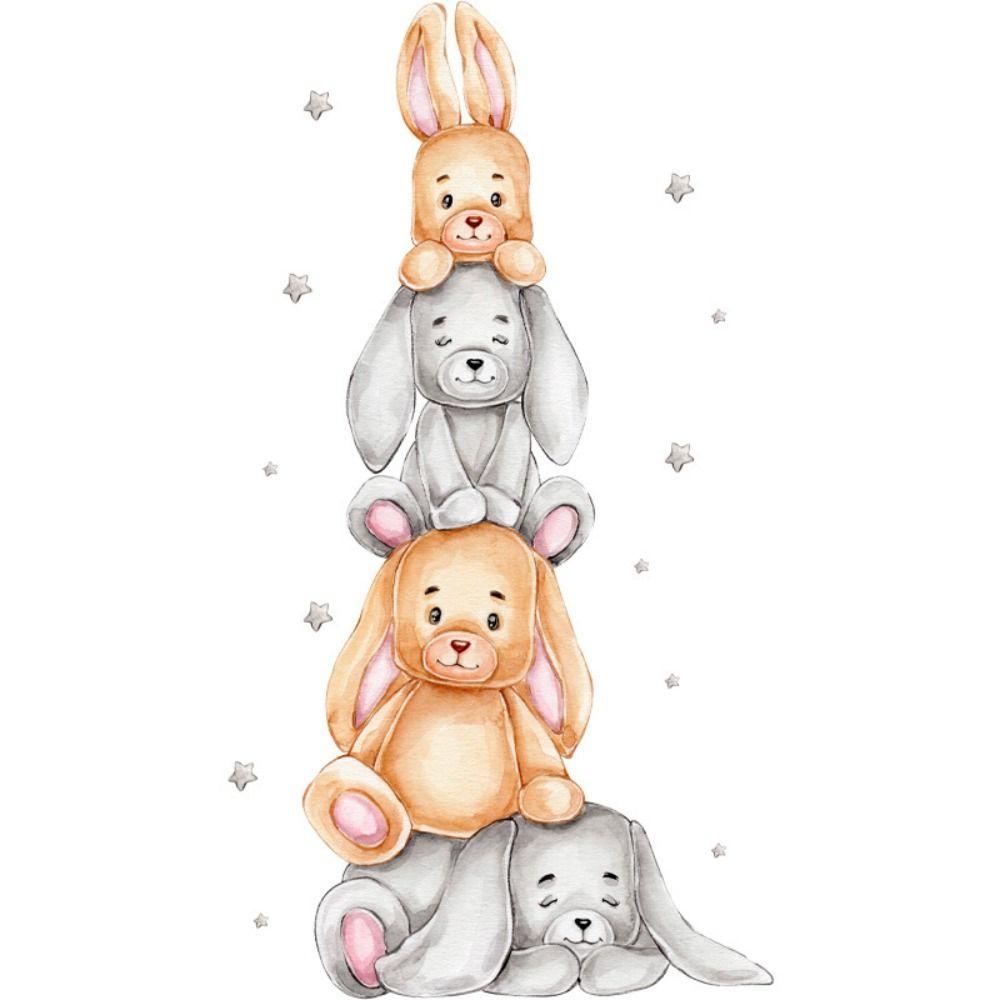 ПВХ Наклейки на стену с котами Милые обои Искусство Настенные наклейки Гостиная