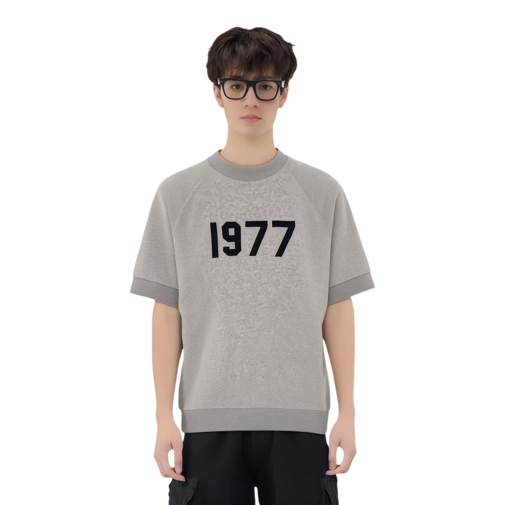 Fear of God Essentials Мужская футболка с коротким рукавом SS22 Топы Темно-овсяный FOG-SS22-038