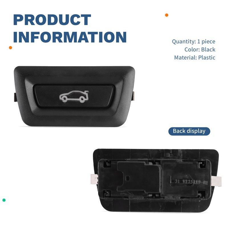 Trunk Release Button 61319275119 For BMW X1 X3 Trunk Release Switch Tailgate Handle Switch Trunk Lock Release Switch