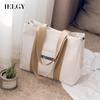 Ladies Casual One-shoulder Canvas Bag Korean Version Large-capacity Simple Letters