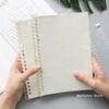 A5/B5 20/26 Holes Notepad Loose-leaf Cover Plastic Refillable Notebook Paging Separator File Folder Ring Binder Stationery Tool