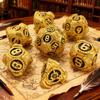 Набор полиэдральных металлических кубиков Ктулху для DND RPG