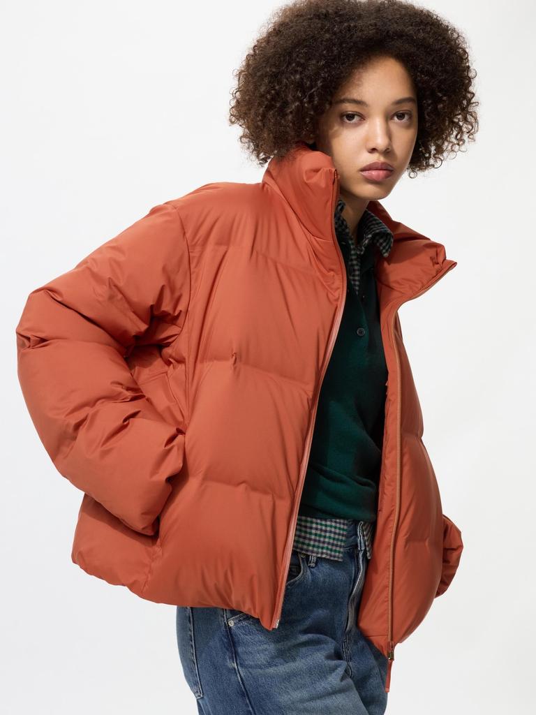 Uniqlo Япония Бесшовная короткая куртка с пухом