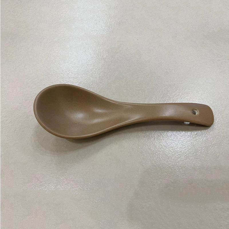 Набор посуды Morandi Bear Тарелка для овощей Пиала для риса Ложка Тарелка для западной кухни Керамическая посуда Комбинация миски и палочек для еды