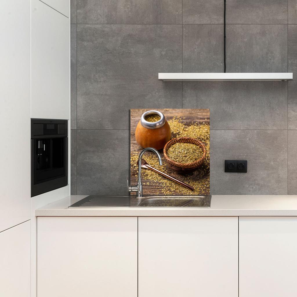 PANEL SZKLANY DO KUCHNI 60x65 Yerba