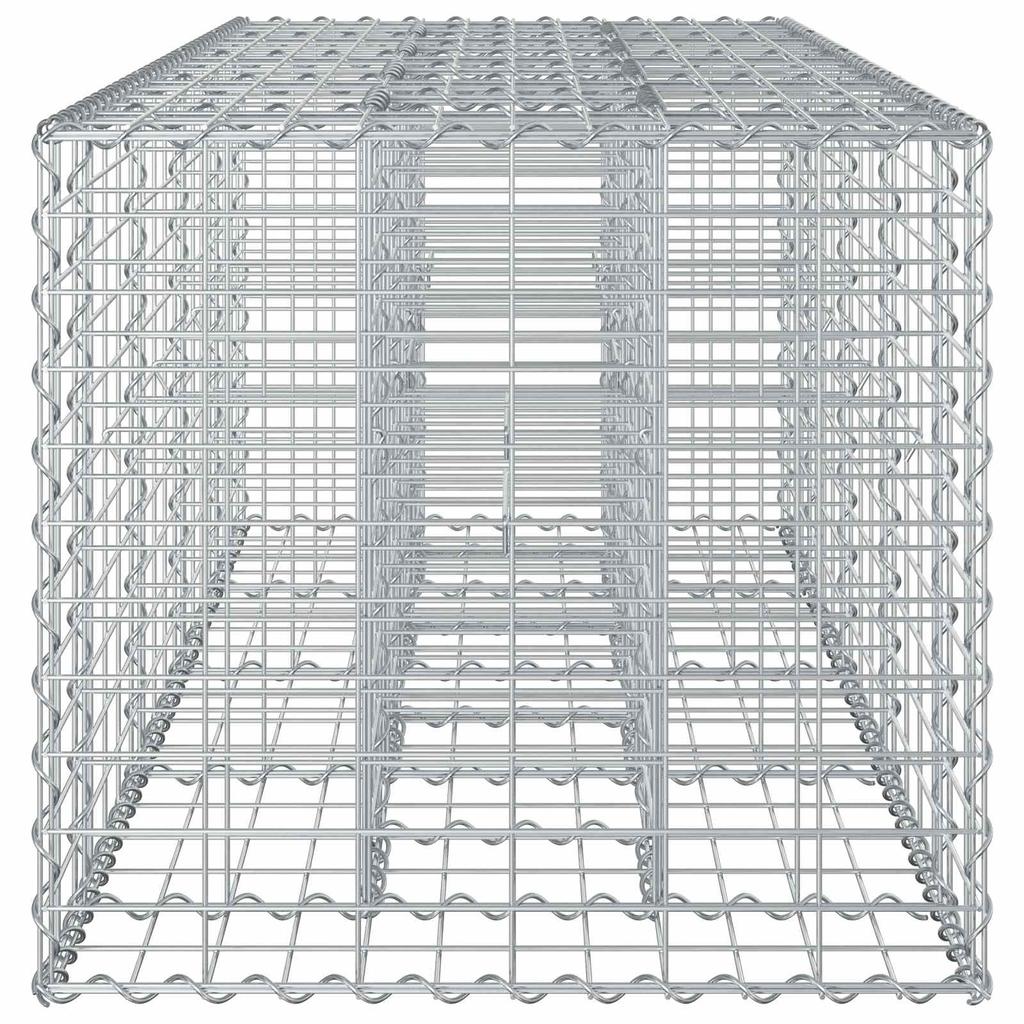 Gabion Raised Bed Silver