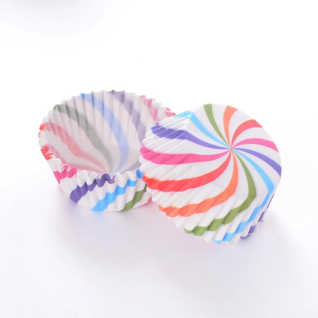 100 шт. Форма для кекса, инструмент для выпечки, держатель для бумаги с масляной стойкостью, коробка для кексов, чехол для чашки, поднос для вечеринки, инструменты для украшения торта, принадлежности для вечеринки