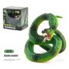 Simulation Jungle Animal World Reptile Snake Toy, Simulation Boa Constrictor Ornament Collection Model Doll