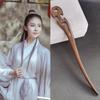 Ethnic Style Wooden Hair Stick Tassel Hanfu Hairpin Retro   For Girl