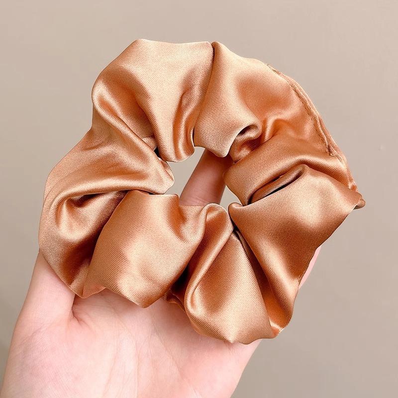 Headband Elegant Elastic Ponytail Scrunches For Women Girls Sweet Hair Accessories Soft Solid Color Hair Bands Gifts