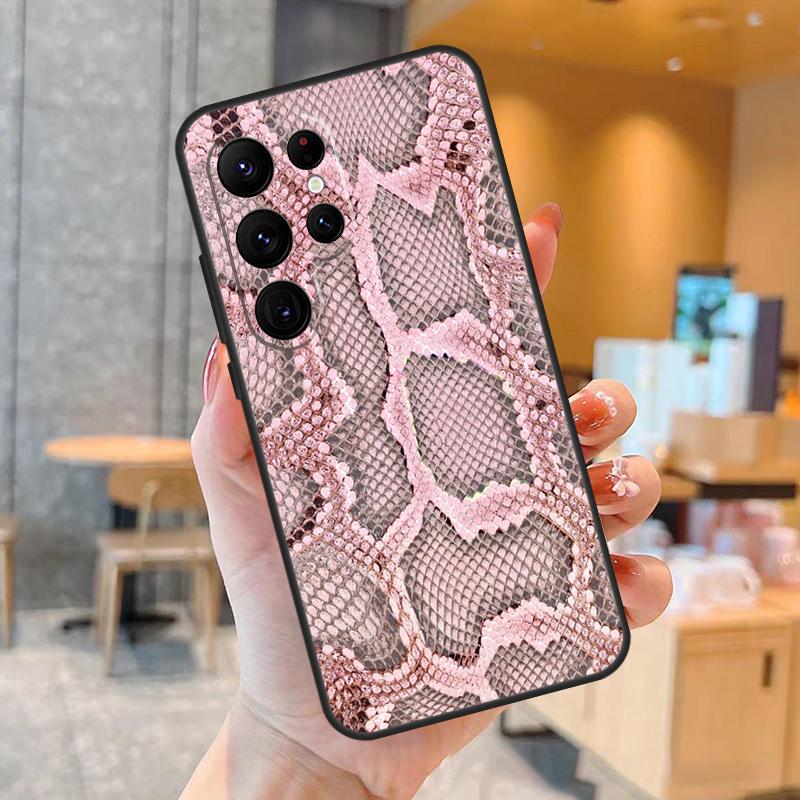Чехол с принтом змеиной кожи для Samsung Galaxy S23 S22 Ultra S20 S21 FE S9 S10 Note 10 Plus Note 20 Ultra