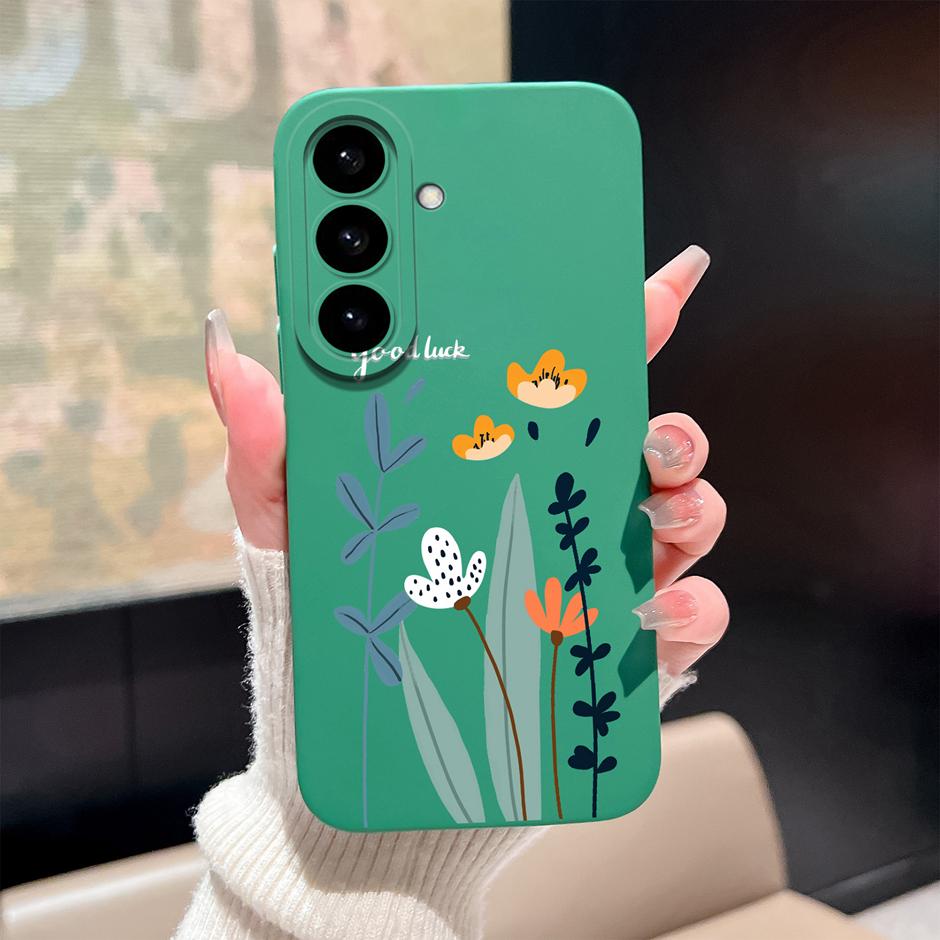 For Samsung Galaxy S26 Plus Ultra Case Pretty Sweet Girls Liquid Silicone Bumper Cover For SamsungS26 Ultra GalaxyS26Plus Fundas