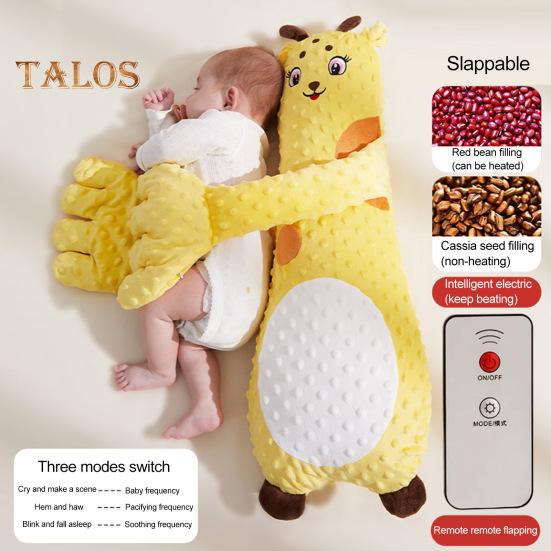 Подушка для младенцев с пультом дистанционного управления и функцией подогрева в форме гуся, помощь ребенку во сне, успокаивает эмоции, снимает беспокойство, поддерживает руки, успокаивает ребенка