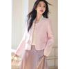 VICTORIA&VERA Women's Elegant Shimmer Textured Jacket