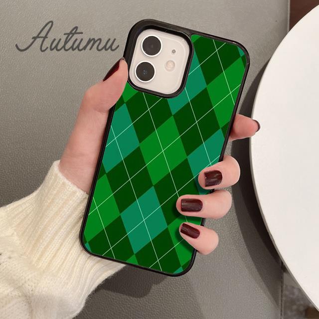 Чехол для телефона Argyle для iPhone 11, 12, 13, 14 Pro Max mini X XR XS SE 2020 5, 6S, 7, 8 Plus, Samsung Galaxy S21 S22, чехол