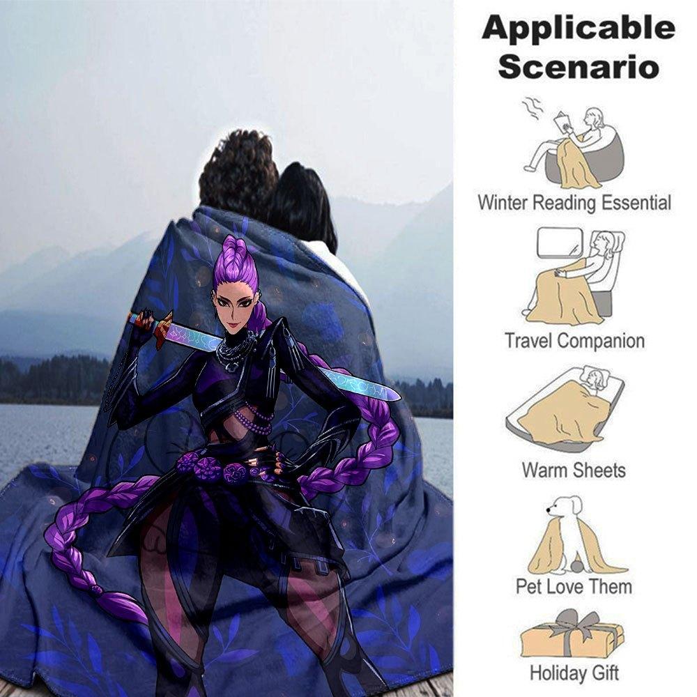 1pc hunter x (25) Blanket Soft Warm Throw for Home, Office, Travel All Season Cozy Bedding Gift, Office Cozy AccessoryB2