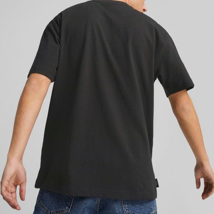 PUMA Set-in Sleeve T-Shirt Unisex Black 620730-01