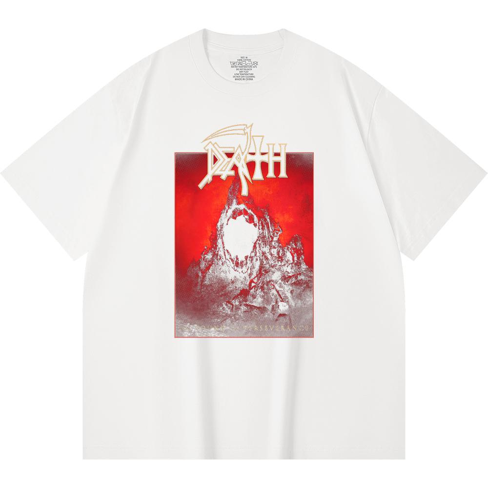 230 Gsm 100% Cotton Heavy Metal T-Shirt Rock Band Popular Music Print Unisex Heavy Cotton T Shirt