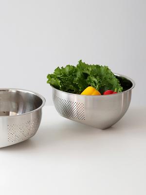 Kamomekitchen перфорированная многоцелевая чистящая миска из нержавеющей стали