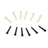 2Sets Plastic Saddle Guitar Bridge Pins Metal Puller Guitar Saddle Nut  For Acoustic Guitar