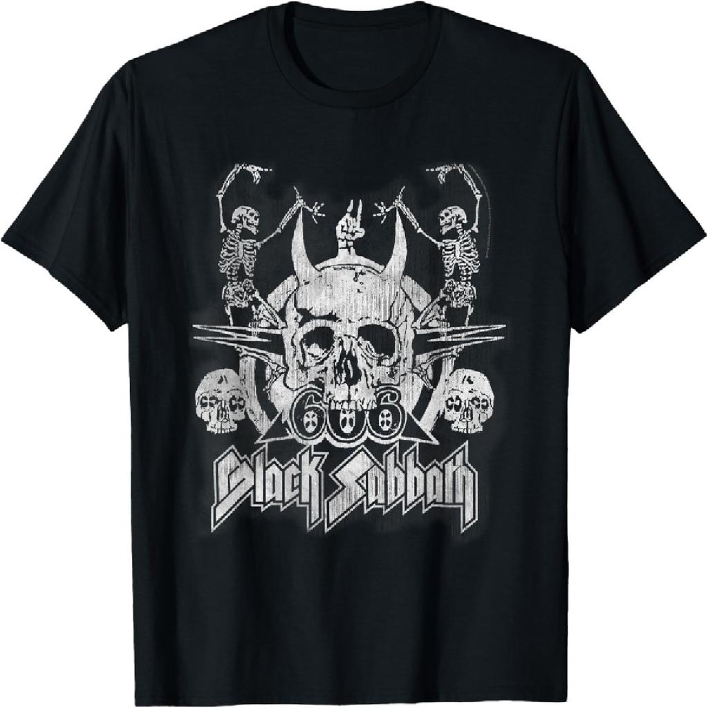 Официальная винтажная футболка Black Sabbath с танцующими скелетами
