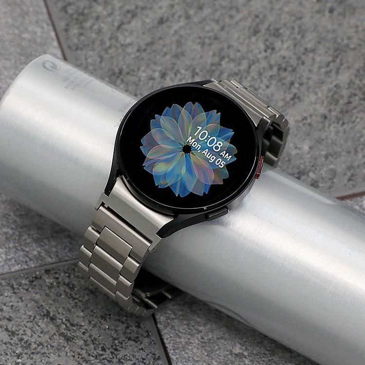 Ballentinoludi Vrg106-Wt Металлический ремешок для Galaxy Watch 4 20 мм Подарочный набор