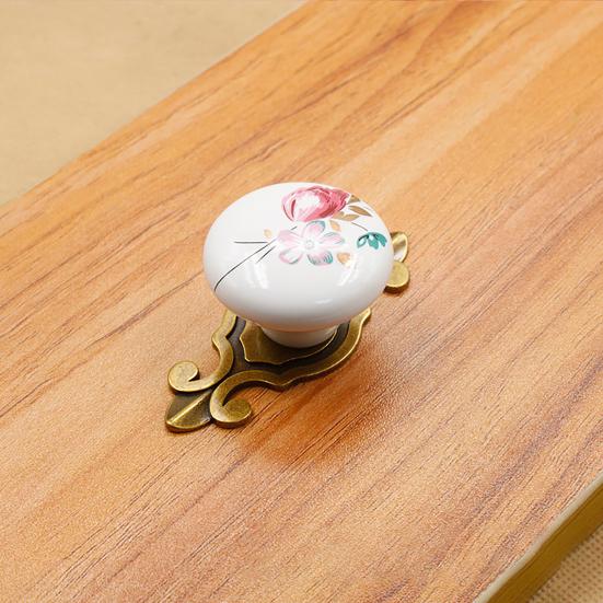 Ручка ящика, утолщение, удобная сенсорная круглая керамическая ручка для шкафа, дверная ручка, мебель