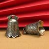 Brass Prajna Paomo Heart Sutra Faucet Bronze Bell Pendant Car Keychin Pendant Bag Accessries Gifts